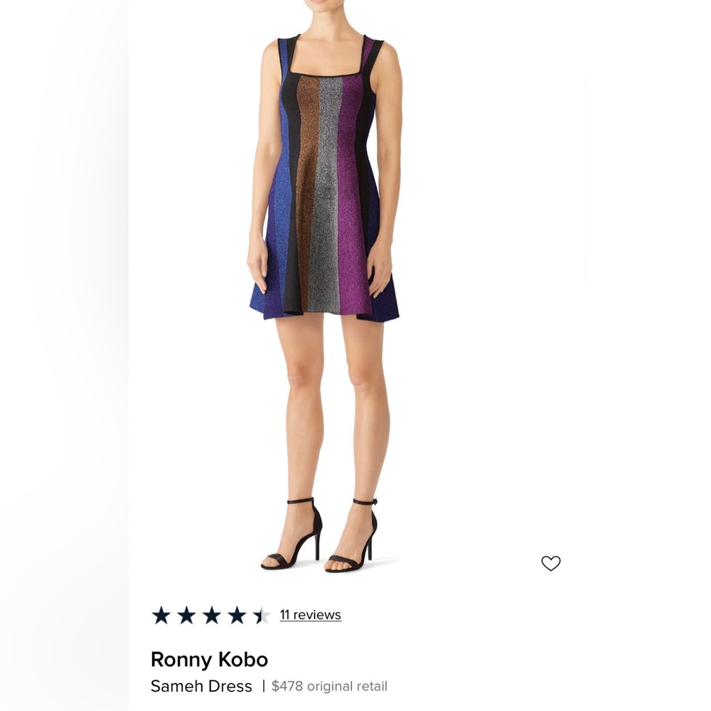 Ronny Komo Sameh Dress, Size M